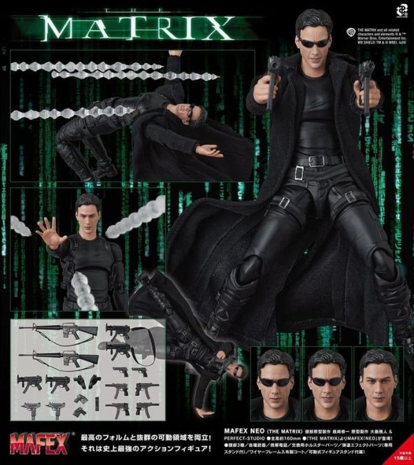 【史派克工廠】預購免運27年7月 MAFEX 駭客任務 尼歐 可動 1019 MAFEX 駭客任務 尼歐 可動