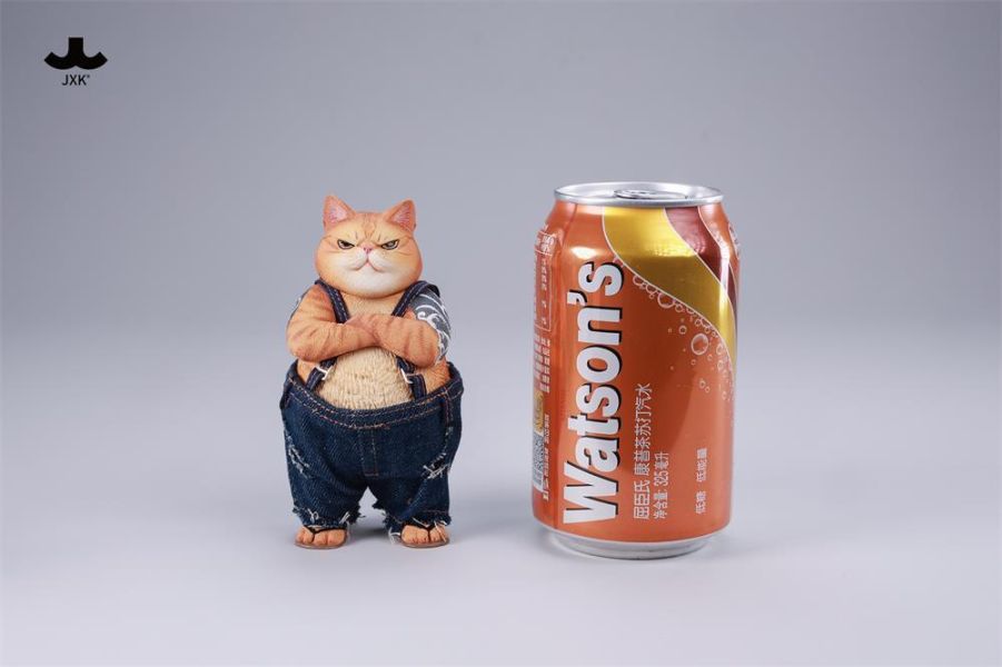【史派克工廠】結單26年Q2 JXK JXK314 貓硬漢 Tough-guy Cat 動物模型 三色 0209 JXK JXK314 貓硬漢 Tough-guy Cat 動物模型 三色