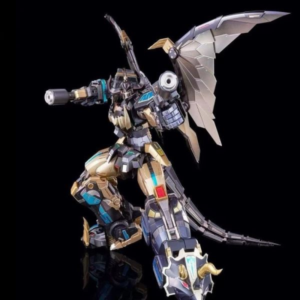 【史派克工廠】結單免運26年1月 炸裂模型 ZL-01B 黑暗色大獸神 神獸合體 可動完成品 1113 炸裂模型 ZL-01 金剛戰士 大獸神 神獸合體 可動完成品