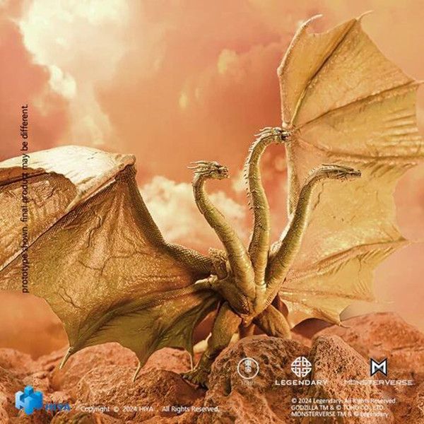 【史派克工廠】結單預購Q2 HIYA 海雅 哥吉拉2019 王者 基多拉 金屬配色 附射線 貨到付款免訂 訂 0420 HIYA 海雅 哥吉拉2019 王者 基多拉 金屬配色 附射線 貨到付款免訂