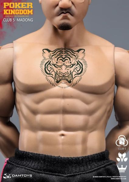 【史派克工廠】結單免運26年Q1 DAMTOYS 1/6 撲克王國 草花5 可動人偶 GK030-A 0829 DAMTOYS 1/6 撲克王國 草花5 可動人偶