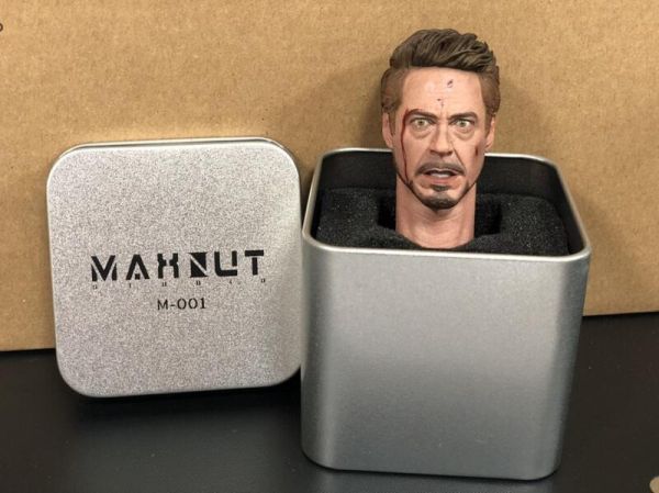 【史派克工廠】現貨 Maxnut 鋼鐵人 頭雕 東尼 復仇者mk85 1/6 可搭配 hot toys Maxnut 鋼鐵人 頭雕 東尼 復仇者mk85 1/6 可搭配 hot toys