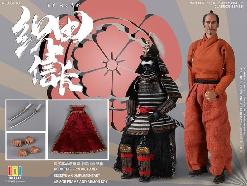 【史派克工廠】預購免運Q2 101TOYS 1/6 蜻蜓形水牛黑系威具足 & 織田信長 NO.CS009-10 0514 101TOYS 1/6 蜻蜓形水牛黑系威具足 & 織田信長 NO.CS009-10