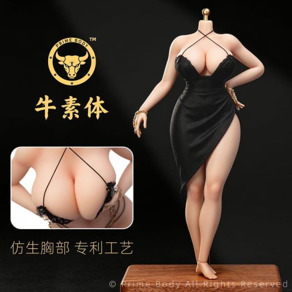 【史派克工廠】預購免運27年Q1 牛 工作室 PBF003 1/6 鉑金矽膠 可動 女素體 2版 0630 牛 工作室 PBF003 1/6 鉑金矽膠 可動 女素體 2版