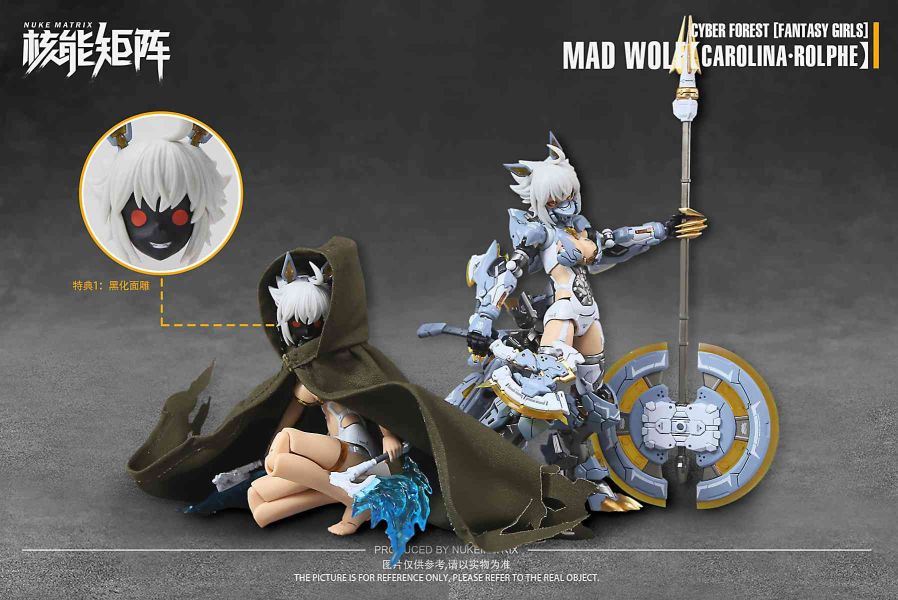 【史派克工廠】結單免運25年6月 核能矩陣 賽博森林 癲狼 mad wolf FF0119 0515 核能矩陣 賽博森林 癲狼 mad wolf FF0119