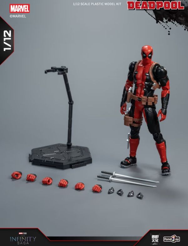 【史派克工廠】結單免運25年3月 FondJoy 泛樂 死侍 組裝模型 1/12 6寸可動 0226 FondJoy 泛樂 死侍 組裝模型 1/12 6寸可動