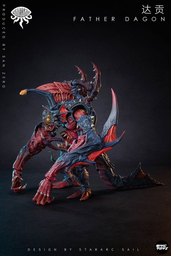 【史派克工廠】結單免運25年Q1 STARARC TOYS 星弧玩具 理性歸零 達貢 克蘇魯 可動 0106 STARARC TOYS 星弧玩具 理性歸零 達貢 克蘇魯 可動