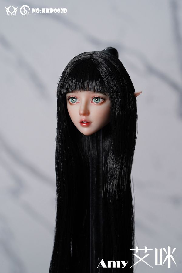 【史派克工廠】結單 預購9月 KID KING 1/6 妖精艾咪 AMY植睫毛頭雕 NO:KKP003 ABCD四款 0831 KID KING 1/6 妖精艾咪 AMY植睫毛頭雕 NO:KKP003 ABCD四款
