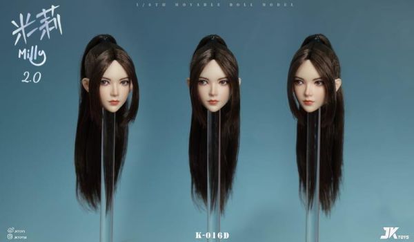 【史派克工廠】預購免運Q3 JKTOYS 1/6 米莉 Milly2.0 單頭雕 K-016ABCD 共4款 0612 JKTOYS 1/6 米莉 Milly2.0 單頭雕 K-016ABCD 共4款
