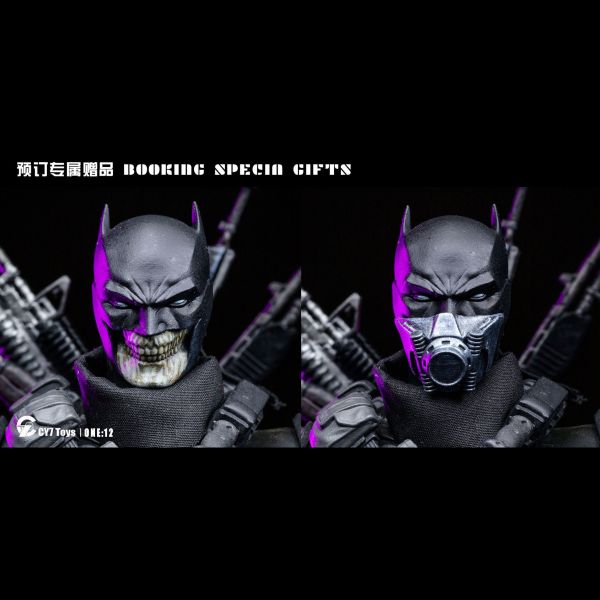 【史派克工廠】現貨 CY7 Toys 蝙蝠俠 1/12 可動 黑夜騎士 X0802 PCTOYS 1/12 幻客 標準版 豪華版 6吋 可動人偶