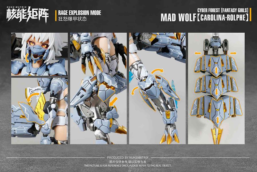 【史派克工廠】結單免運25年6月 核能矩陣 賽博森林 癲狼 mad wolf FF0119 0515 核能矩陣 賽博森林 癲狼 mad wolf FF0119