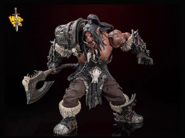 【史派克工廠】現貨免運 Hero toys 部落戰歌 獸人戰士 大酋長 吼爹 可動人偶 0307 Hero toys 部落戰歌 獸人戰士 大酋長 吼爹 可動人偶