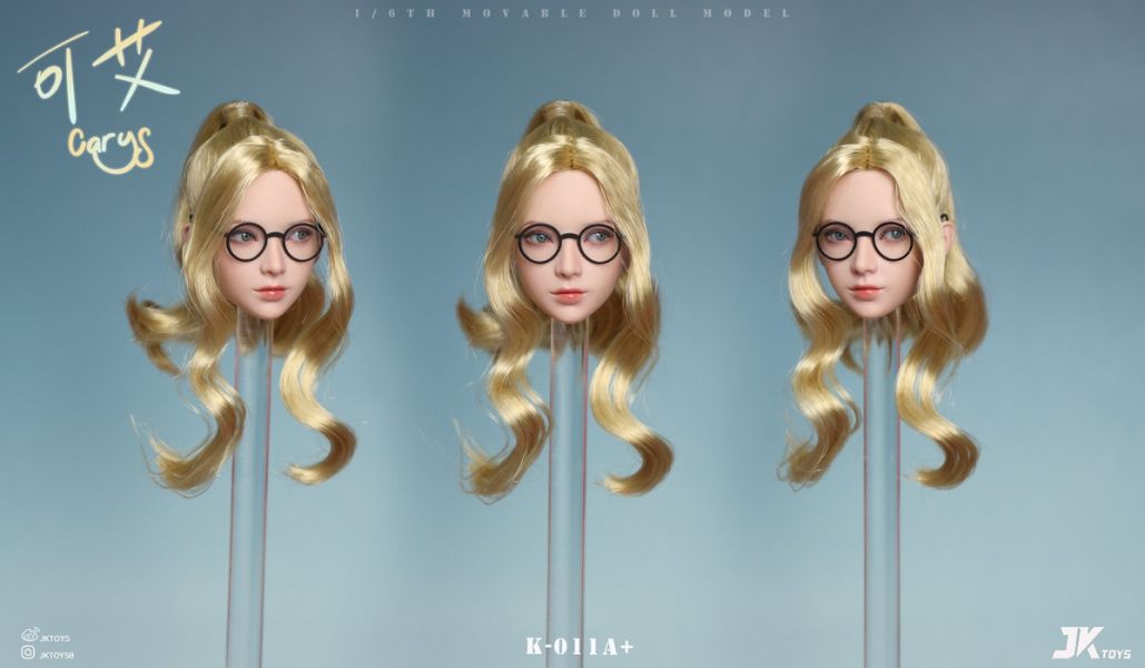 【史派克工廠】預購免運26年1月 JKTOYS 1/6 亞洲美女頭雕可艾Carys 可動眼 K-011+ 三款 1203 JKTOYS 1/6 亞洲美女頭雕可艾Carys 可動眼 K-011+ 三款