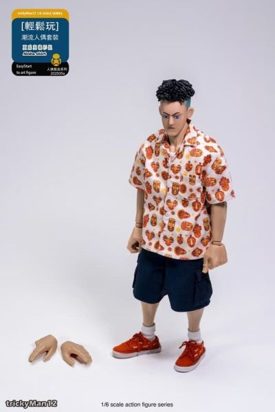 【史派克工廠】結單免運25年9月 trickyMan12 潮流人偶套裝 夏威夷襯衫組 1/6 0826 trickyMan12 潮流人偶套裝 夏威夷襯衫組 1/6