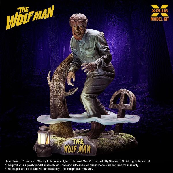 【史派克工廠】結單 免運11月 X-PLUS 狼人The Wolf Man 小朗 錢尼 狼人 1/8 組裝 再版 0923 X-PLUS 狼人The Wolf Man 小朗 錢尼 狼人 1/8 塑膠組裝
