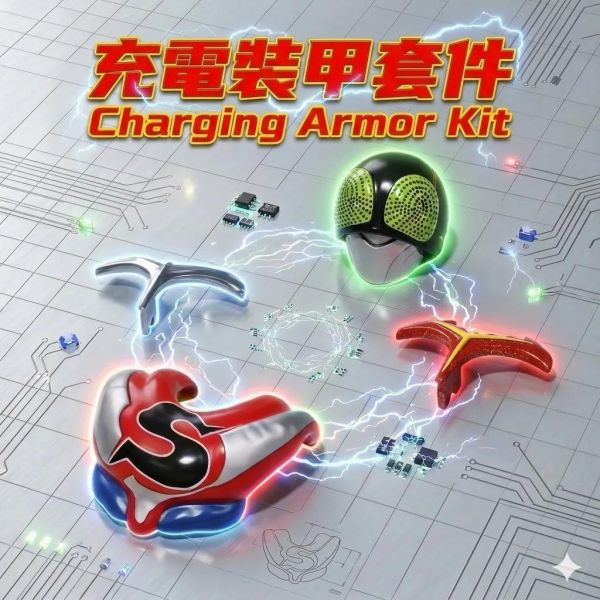 【史派克工廠】預購26年6月 改造屋 SHF 充電裝甲套件 0513 改造屋 SHF 充電裝甲套件