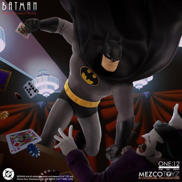 【史派克工廠】預購免運26年Q1 MEZCO One: 12 Collective 動畫系列 蝙蝠俠 可動人偶 0704 MEZCO One: 12 Collective 動畫系列 蝙蝠俠 可動人偶
