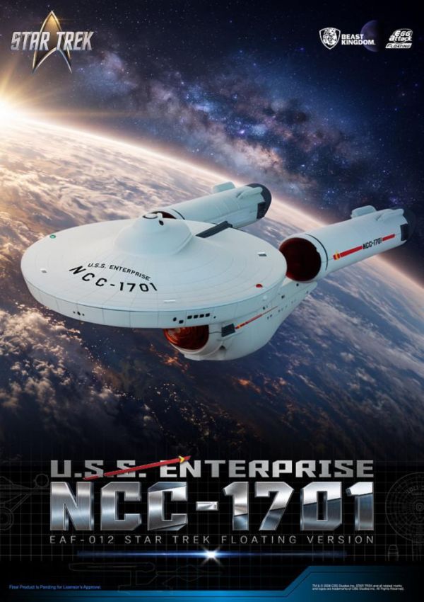 【史派克工廠】預購免運27年Q1 野獸國 EAF-012 星際爭霸戰 企業號 磁浮版 1104 野獸國 EAF-012 星際爭霸戰 企業號 磁浮版