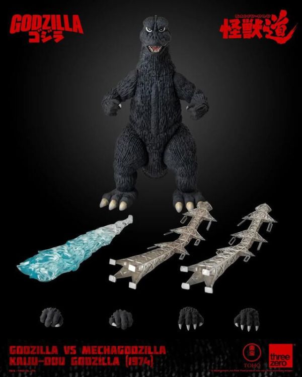 【史派克工廠】結單免運25年Q2 threezero 怪獸道 KAIJU-DOU 哥吉拉對機械哥吉拉 哥吉拉1974 1223 threezero 怪獸道 KAIJU-DOU 哥吉拉對機械哥吉拉 哥吉拉1974