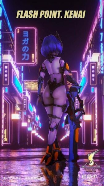 【史派克工廠】現貨免運 閃點模玩 靈姬 緋奈 機娘 1/12 6吋 半包膠 可動 成品 電馭叛客 X1129 免運 閃點模玩 靈姬 緋奈 機娘 1/12 6吋 半包膠 可動 成品 電馭叛客