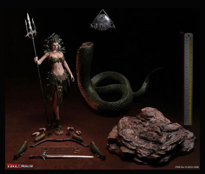 【史派克工廠】結單 1月預購 免運 TBLeague 美杜莎 PL2023-220B 金色 1/6 包膠人偶 1212 TBLeague 美杜莎 PL2023-220B 金色 1/6 包膠人偶