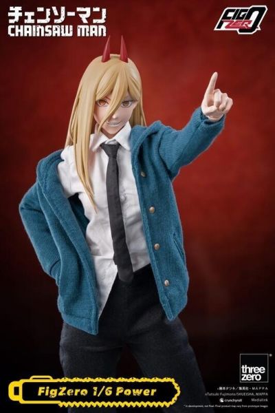 【史派克工廠】預購免運26年Q2 threezero FigZero 鏈鋸人 帕瓦 12吋 可動完成品 再版 1209 threezero FigZero 鏈鋸人 帕瓦 12吋 可動完成品 再版