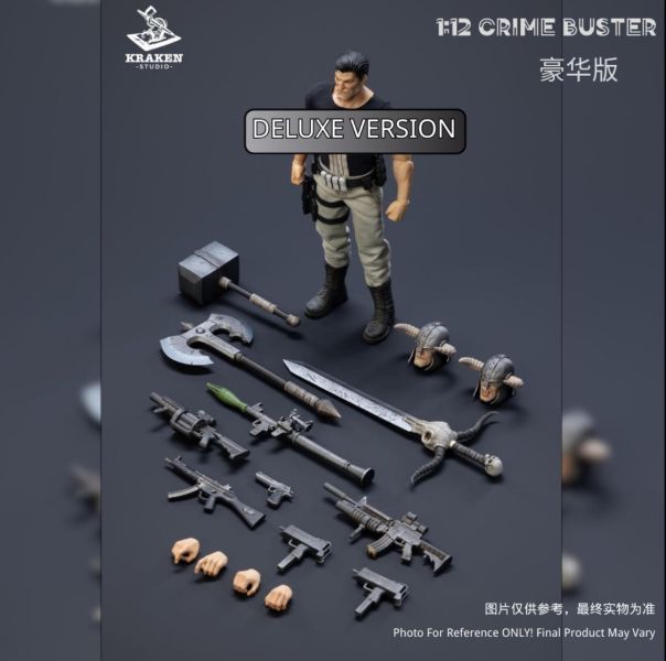 【史派克工廠】結單免運25年Q3 Kraken工作室 罪犯剋星 懲罰者 1/12 6寸 可動人偶 0519 Kraken工作室 罪犯剋星 懲罰者 1/12 6寸 可動人偶