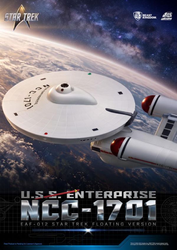 【史派克工廠】預購免運27年Q1 野獸國 EAF-012 星際爭霸戰 企業號 磁浮版 1104 野獸國 EAF-012 星際爭霸戰 企業號 磁浮版