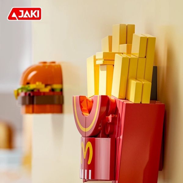【史派克工廠】結單 預購24年7月 JAKI 佳奇 美食積木 冰箱磁鐵 漢堡 可樂 薯條 益智玩具 0719 JAKI 佳奇 美食積木 冰箱磁鐵 漢堡 可樂 薯條 益智玩具