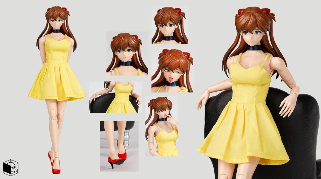 【史派克工廠】結單免運25年Q2 骨箱toys 1/6 明日香 新世紀福音戰士 布衣可動人偶 0303 骨箱toys 1/6 明日香 新世紀福音戰士 布衣可動人偶