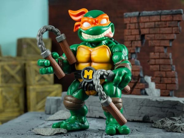【史派克工廠】結單 預購24年11月 美版 MONDO 忍者龜 米開朗基羅 柳丁花 PVC 20CM 0628 美版 MONDO 忍者龜 米開朗基羅 柳丁花 PVC 20CM
