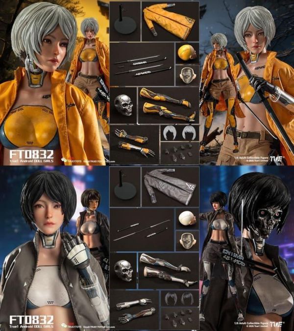 【史派克工廠】預購免運Q3 True1Toys 人造人Bill 可動 白髮版 黑髮版 FT0832 0424 True1Toys 人造人Bill 可動 白髮版 黑髮版 FT0832