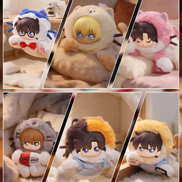 【史派克工廠】結單免運5月 原谷動漫 名偵探柯南 貓貓meow 搪膠毛絨 盲盒 8款 一中盒6入 0310 原谷動漫 名偵探柯南 貓貓meow 搪膠毛絨 盲盒 8款 一中盒6入