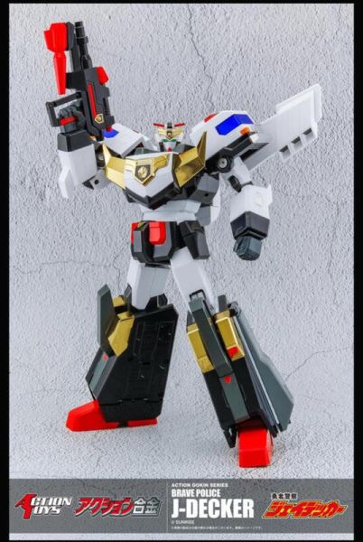 【史派克工廠 】結單免運25年10月 Action Toys 勇者警察 J-DECKER傑德卡 可動合金完成品 0212 Action Toys 勇者警察 可動合金完成品