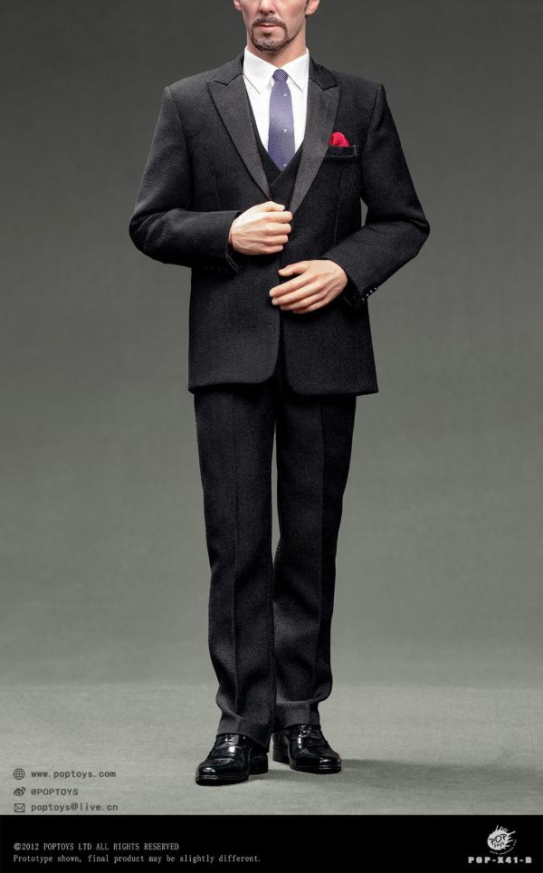 【史派克工廠】結單 預購免運24年Q3 POPTOYS 1/6 博士西服套裝 X41-A 藍色 X41-B 黑色 0531 POPTOYS 1/6 博士西服套裝 X41-A 藍色 X41-B 黑色