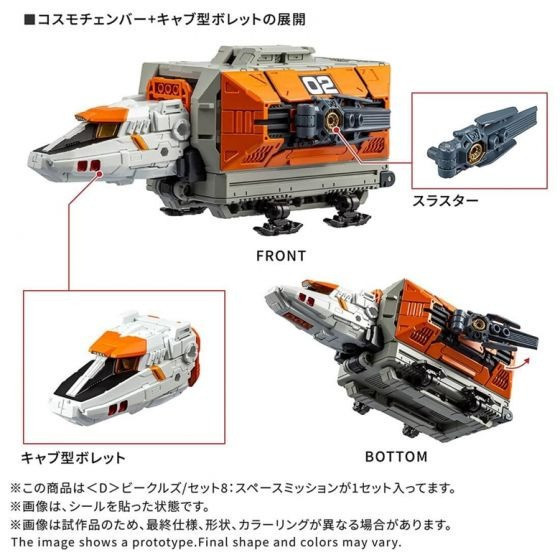 【史派克工廠】預購7月 TAKARATOMY T-SPARK ZONE 限定 戴亞克隆 D 系列 太空任務套裝 0130 TAKARATOMY T-SPARK ZONE 限定 戴亞克隆 D 系列 太空任務套裝