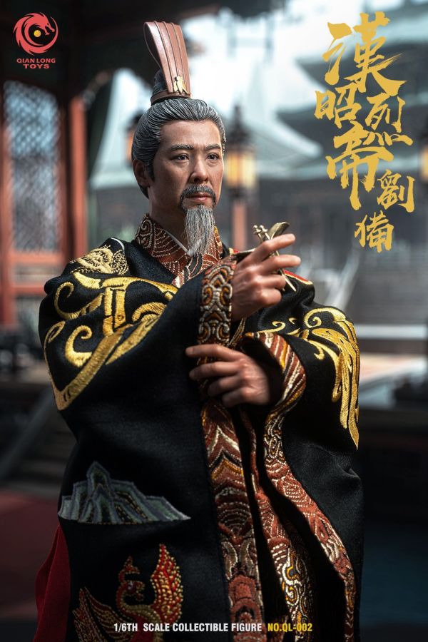 【史派克工廠】結單免運25年Q2 QIANLONG TOYS 1/6 漢昭烈帝 劉備 刺繡帝王版 QL-002 0219 QIANLONG TOYS 1/6 漢昭烈帝 劉備 刺繡帝王版 QL-002