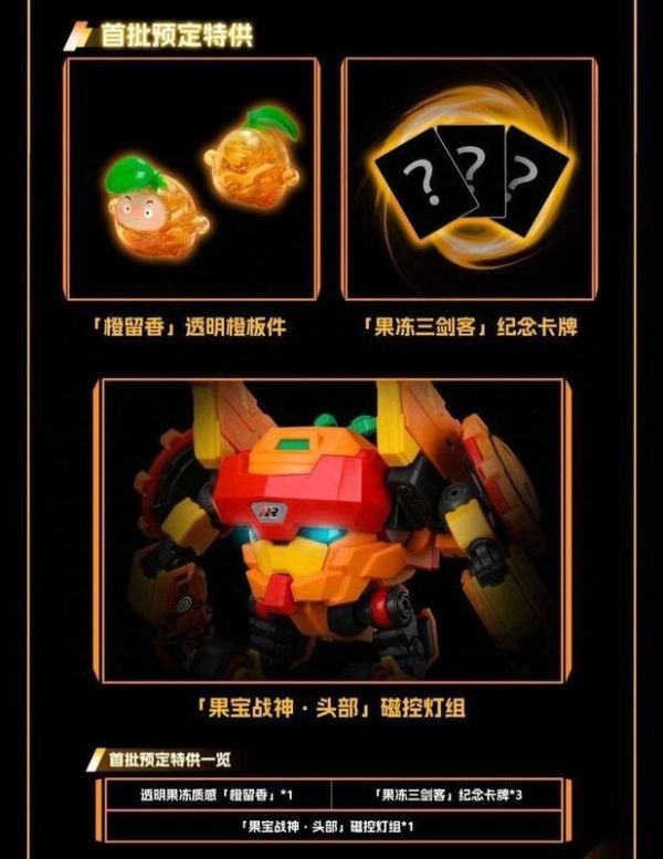 【史派克工廠】結單免運25年Q1 壹理創玩 果寶特攻 香橙戰寶 組裝模型 1227 壹理創玩 果寶特攻 香橙戰寶 組裝模型