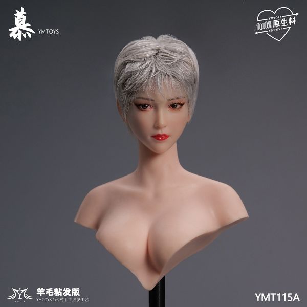 【史派克工廠】結單免運25年Q2 YMTOYS 1/6 羊毛黏髮版頭雕 慕 YMT115ABC 共3款 0314 YMTOYS 1/6 羊毛黏髮版頭雕 慕 YMT115ABC 共3款