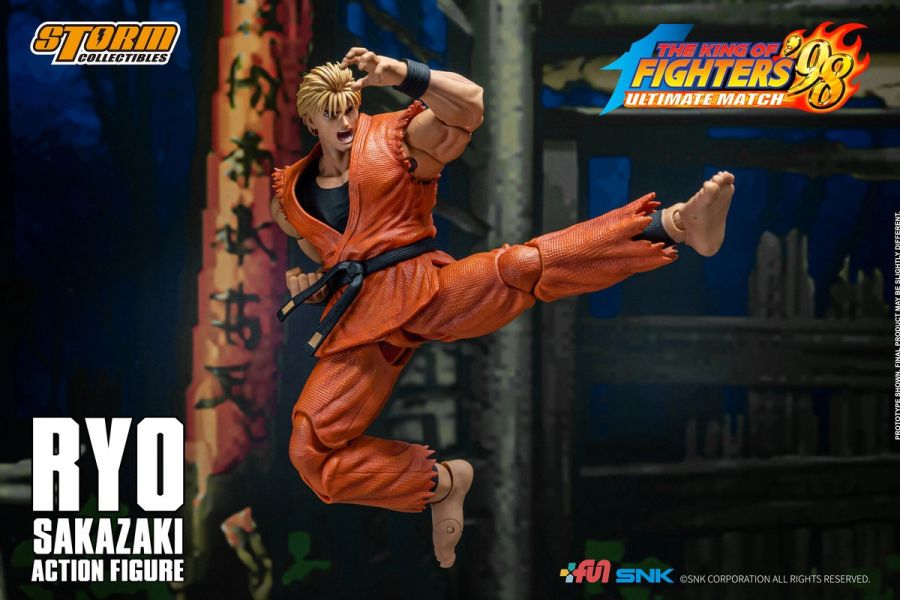 【史派克工廠】結單 預購免運Q3 Storm Toys 1/12 KOF 格鬥天王 拳皇98 阪崎亮 SKKF09 0103 Storm Toys 1/12 KOF 拳皇98 Ryo 阪崎亮 SKKF09
