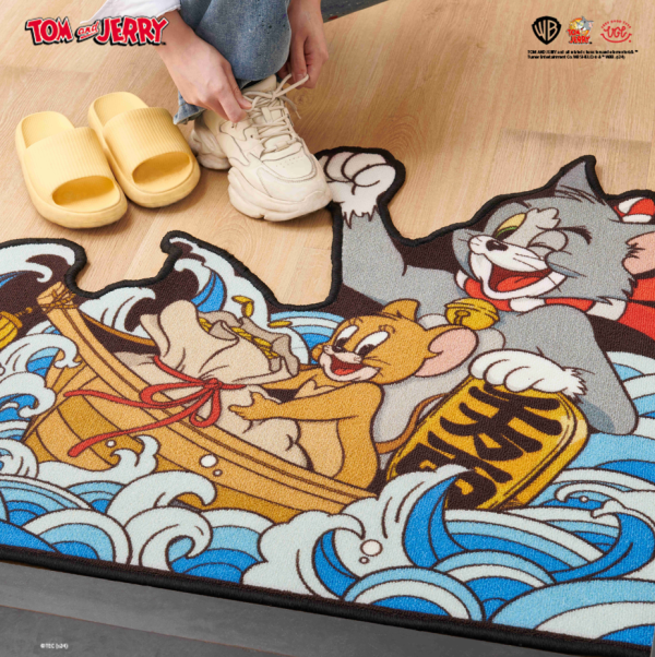 【史派克工廠】結單25年1月 VGT 華納兄弟探索 湯姆貓與傑利鼠 招財地毯 乘風破浪版 1219 VGT 華納兄弟探索 湯姆貓與傑利鼠 招財地毯 乘風破浪版
