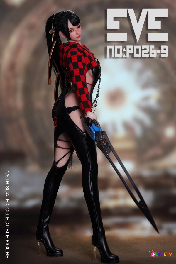 【史派克工廠】結單預購免運25年Q2 PLAY TOY 1/6 劍星 騰空小隊 EVE 可動人偶 P025B 0925 PLAY TOY 1/6 劍星 騰空小隊 EVE 可動人偶 P025B