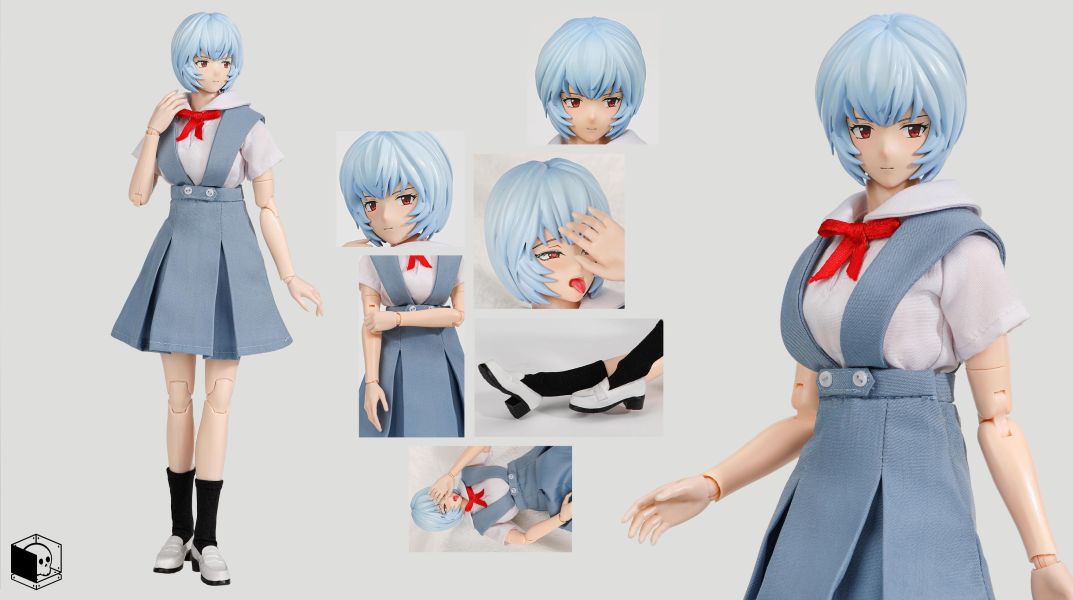 【史派克工廠】結單免運25年Q2 骨箱toys 1/6 綾波零 新世紀福音戰士 布衣可動人偶 0303 骨箱toys 1/6 綾波零 新世紀福音戰士 布衣可動人偶