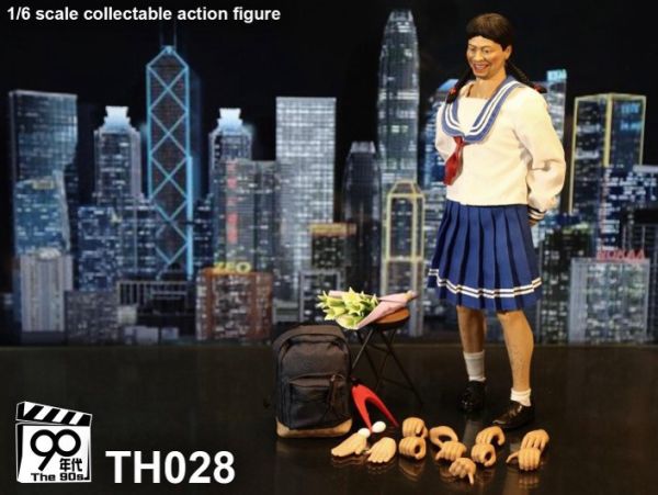 【史派克工廠】結單免運25年Q1 90’s 1/6 斯文學生妹 TH028 如花 食神 1115 90’s 1/6 斯文學生妹 TH028 如花 食神