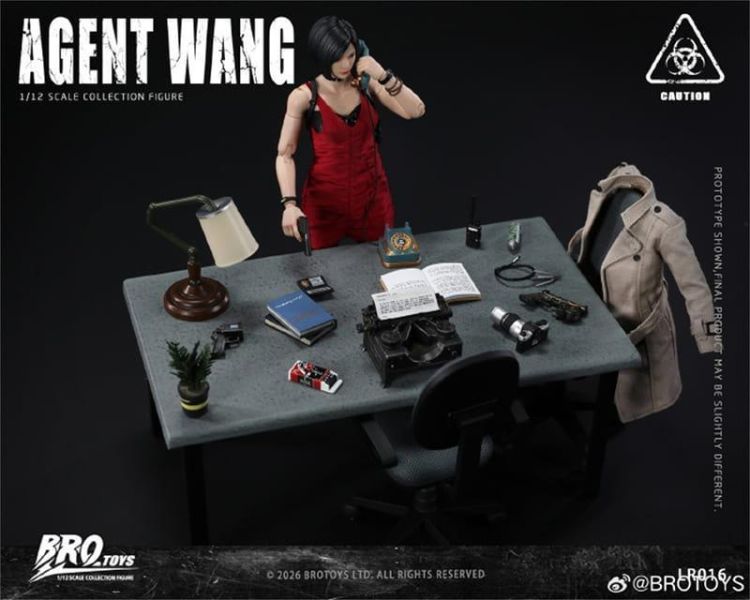 【史派克工廠】預購免運27年Q2 BROTOYS 王探員 艾達王 惡靈古堡2 重製版 1/12 可動 1211 BROTOYS 王探員 艾達王 惡靈古堡2 重製版 1/12 可動
