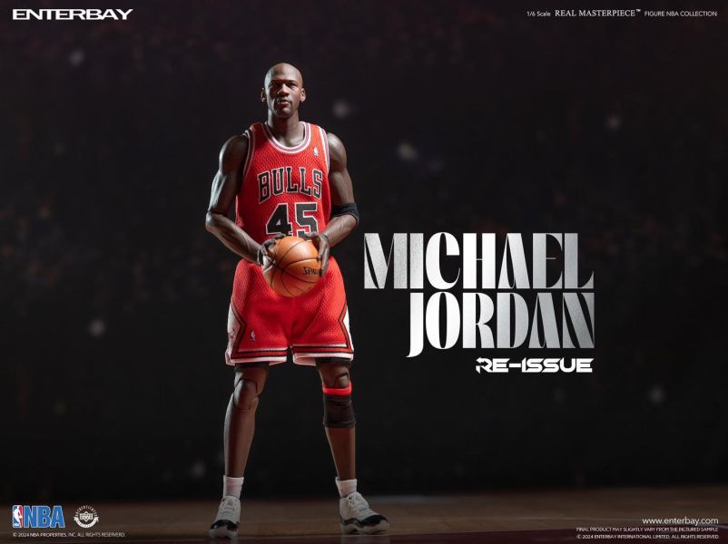 【史派克工廠】結單免運25年Q1 ENTERBAY 1/6 NBA系列 公牛隊 麥可喬丹 45號 I’M BACK 限量版 1010 ENTERBAY 1/6 NBA系列 公牛隊 麥可喬丹 45號 I’M BACK 限量版