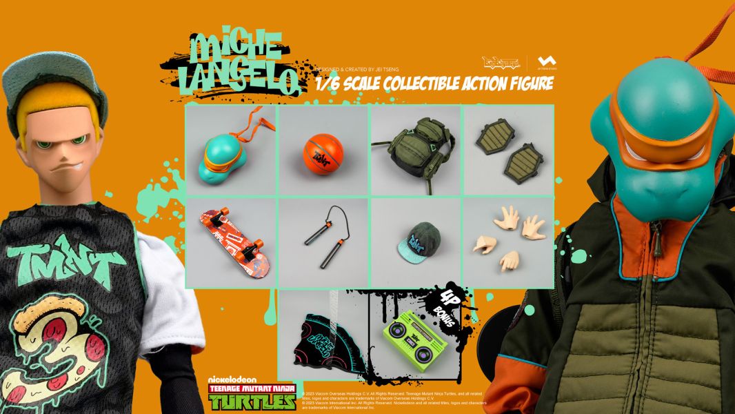 【史派克工廠】現貨 免運 JTSTUDIO 1/6 TMNT 忍者龜 李奧納多 米開朗基羅 雙人包 訂 0418 JTSTUDIO 1/6 TMNT 忍者龜 李奧納多 米開朗基羅 雙人包 訂