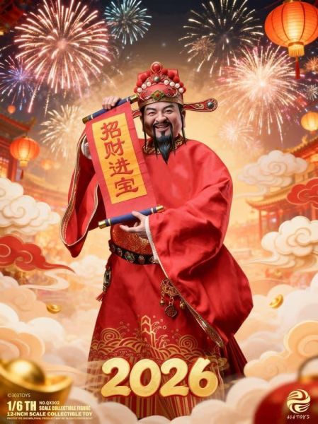 【史派克工廠】預購免運26年Q3 303TOYS 1/6 文財神 可動人偶 輕享版 可動人偶 NO.QX002 0520 303TOYS 1/6 文財神 可動人偶 輕享版 可動人偶 NO.QX00