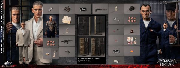 【史派克工廠】結單免運25年Q3 FISH BONETOYS 1/6 越獄 邁克爾 tbag 雙人套裝 0606 FISH BONETOYS 1/6 越獄 邁克爾 tbag 雙人套裝