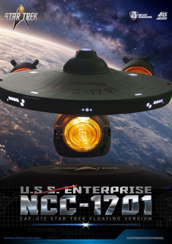 【史派克工廠】預購免運27年Q1 野獸國 EAF-012 星際爭霸戰 企業號 磁浮版 1104 野獸國 EAF-012 星際爭霸戰 企業號 磁浮版